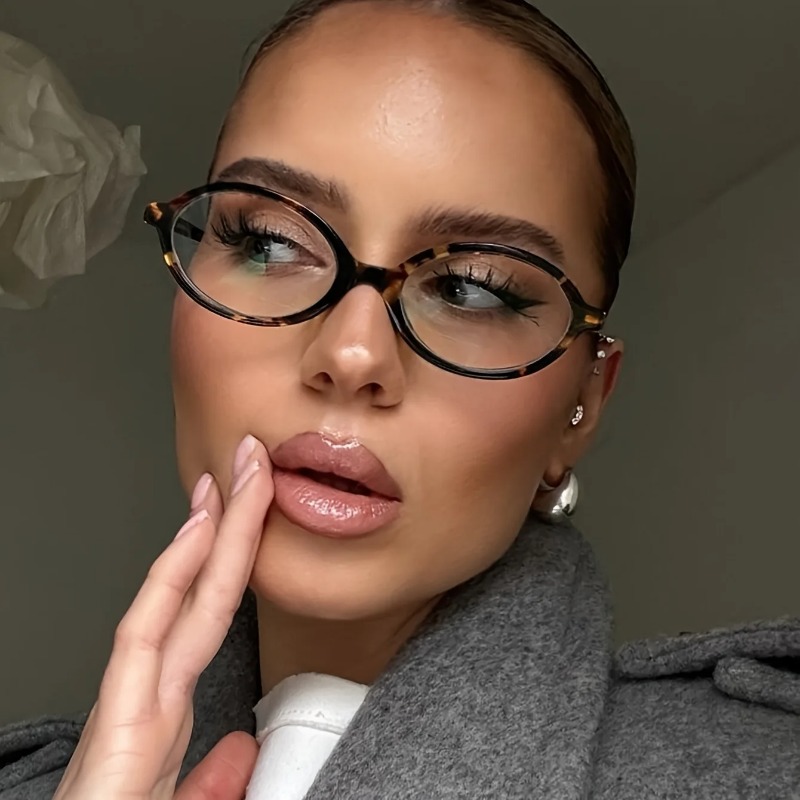 Women'S Fashion Eyeglasses - Gafas de sol ovaladas vintage para