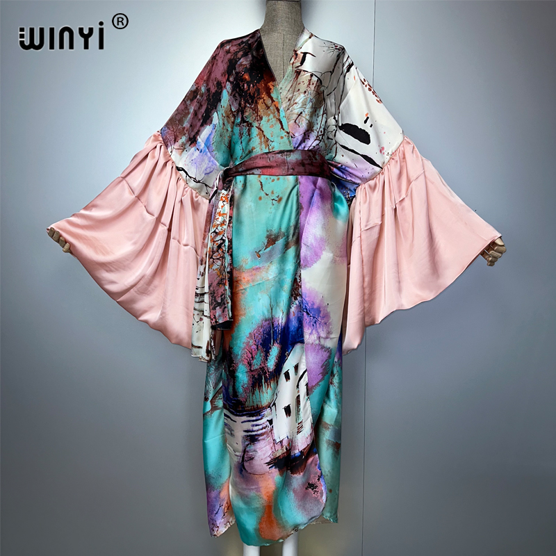Women'S Fashion Kimono - WINYI-vestido de fiesta tipo kimono para