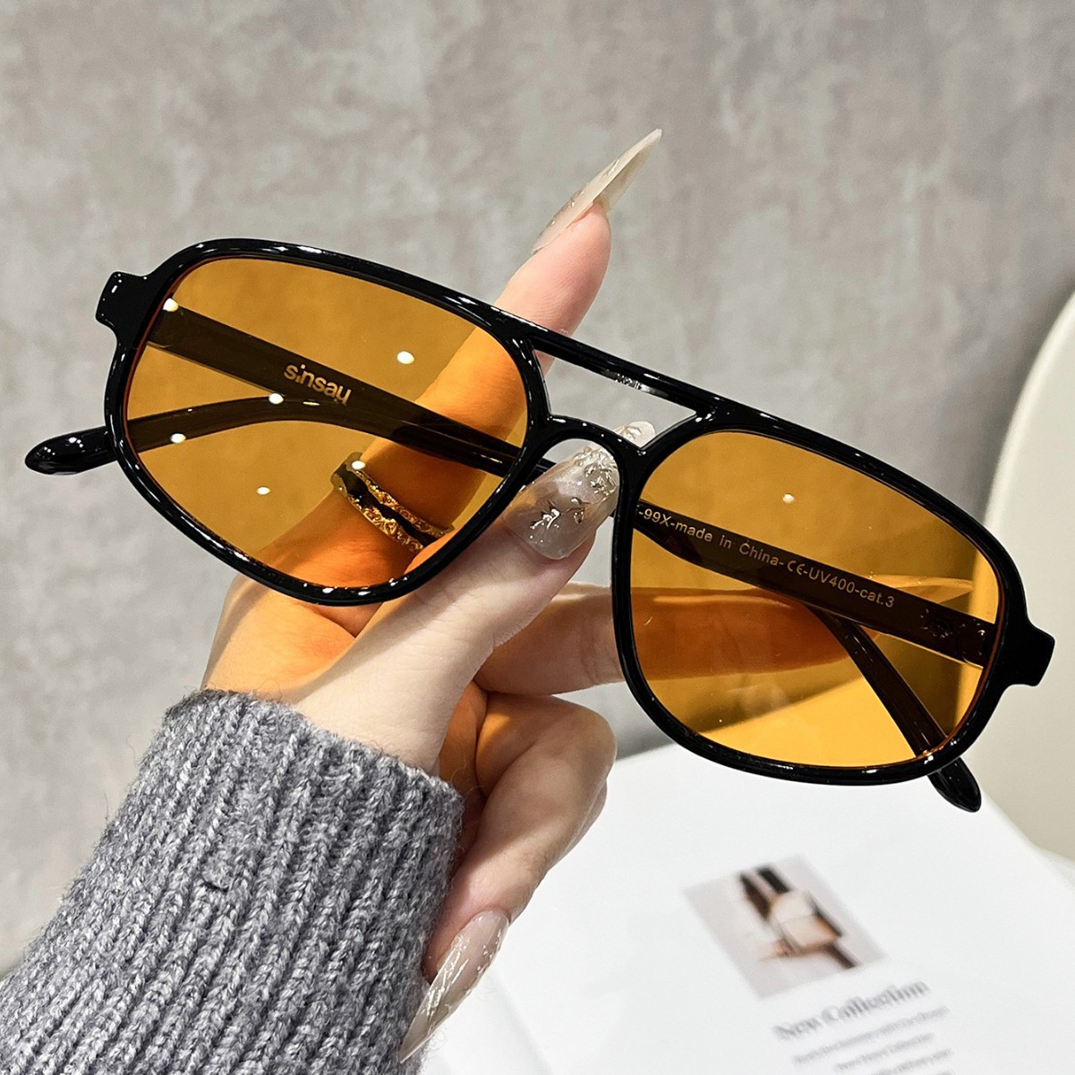 Women'S Fashion Eyeglasses - Gafas de Sol Ovaladas Retro para