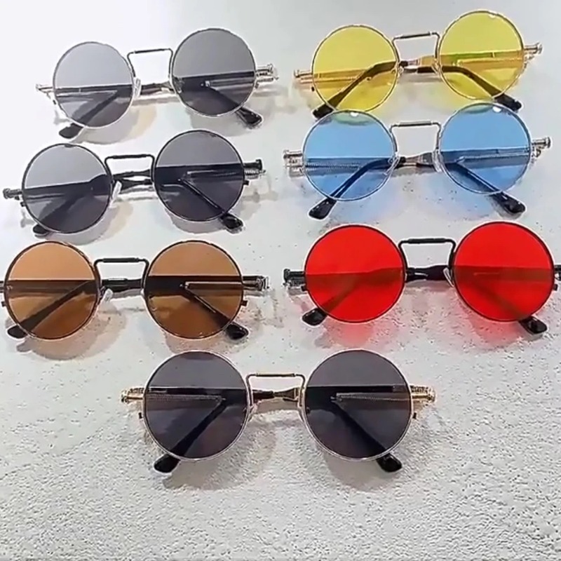 Women'S Fashion Eyeglasses - Gafas de Sol Redondas con Marco