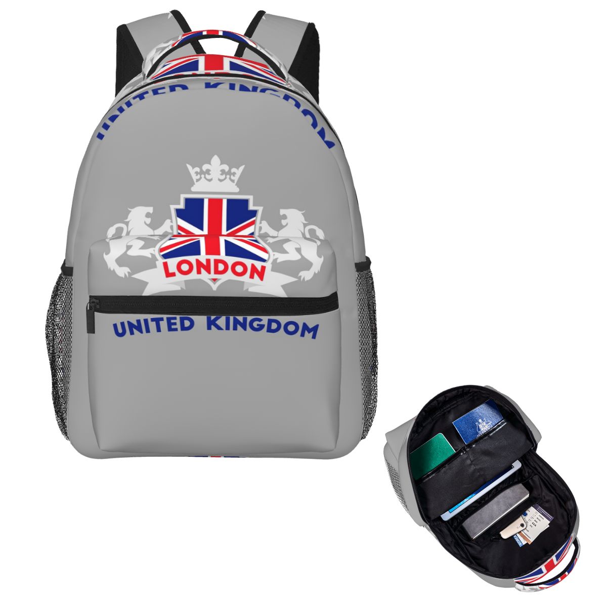 Women Fashion Uk - Mochila con la bandera Union Jack