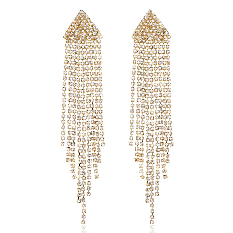 Women'S Fashion E Commerce - Nuevos pendientes con flecos de cadena