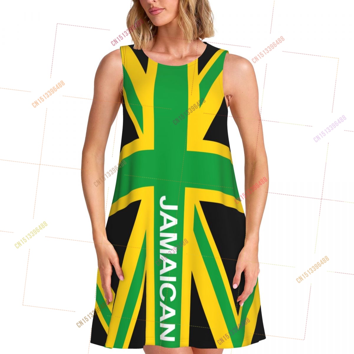 Women Fashion Uk - Vestido de mujer con bandera de