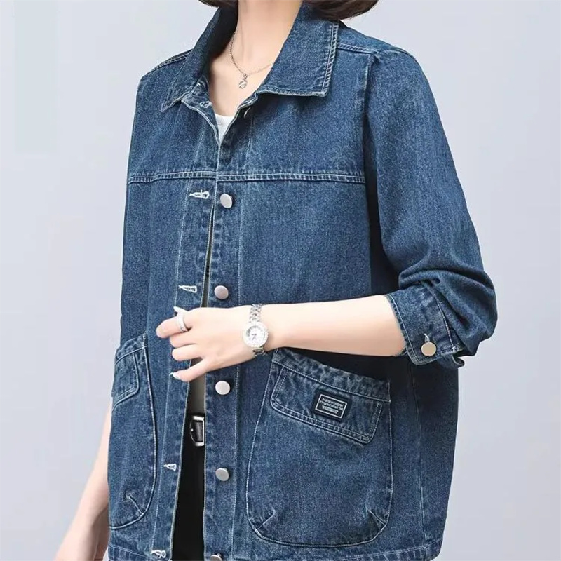 Women'S Fashion Denim Jacket - Abrigo vaquero para mujer 2025, nueva