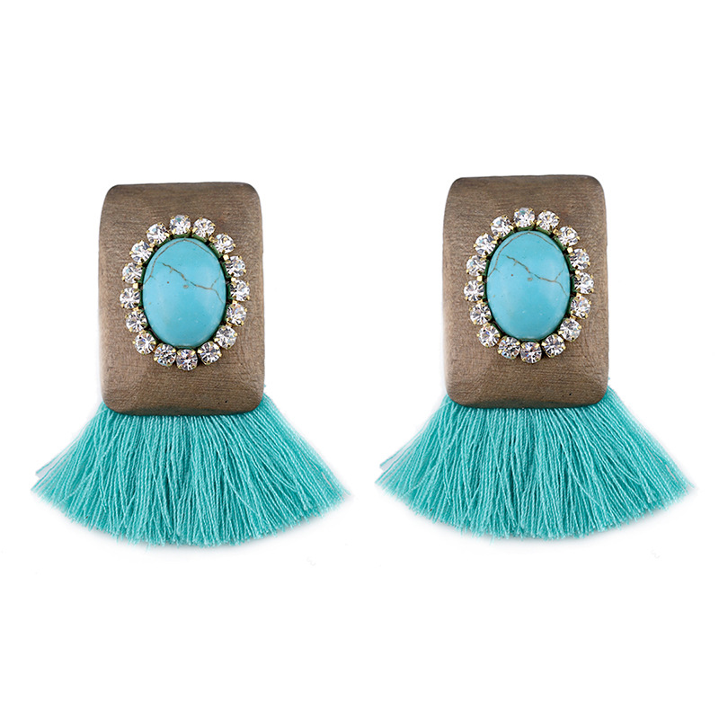 Women'S Fashion E Commerce - Pendientes con flecos de diamantes de