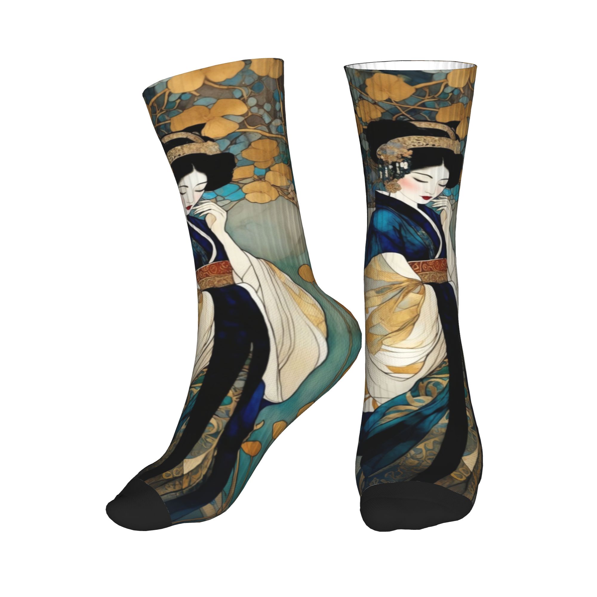 Women'S Fashion Kimono - Calcetines de moda de lujo con