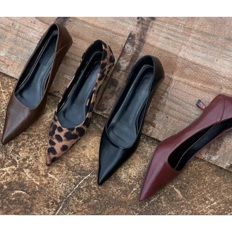 Women'S Fashion Shoes - 2024 mujeres tacones altos sexis Borgoña