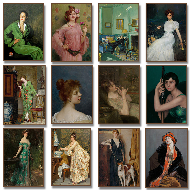 Women'S Fashion Victorian - Póster de Retrato de Mujer del