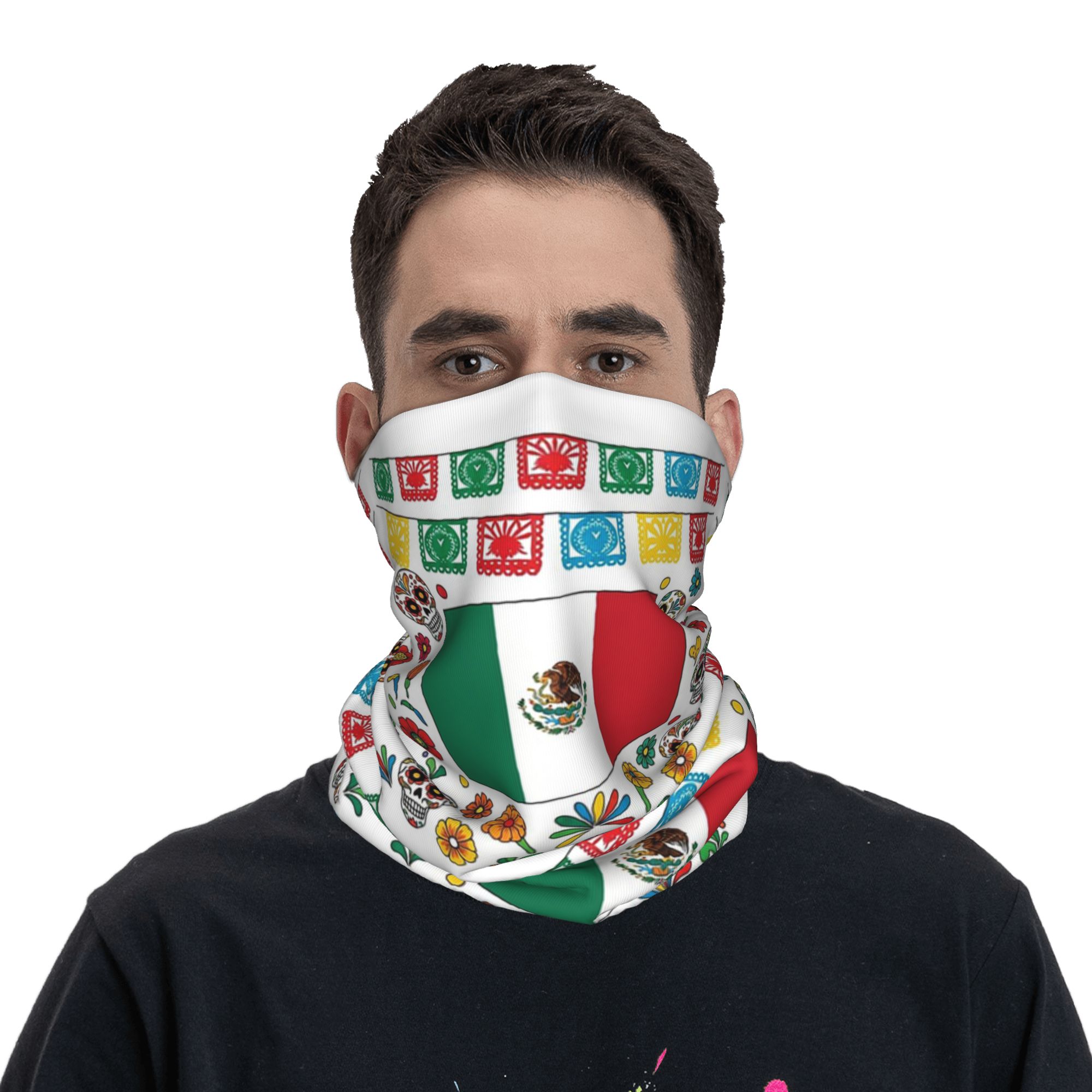 Women Fashion History - Bandana con bandera mexicana, un símbolo