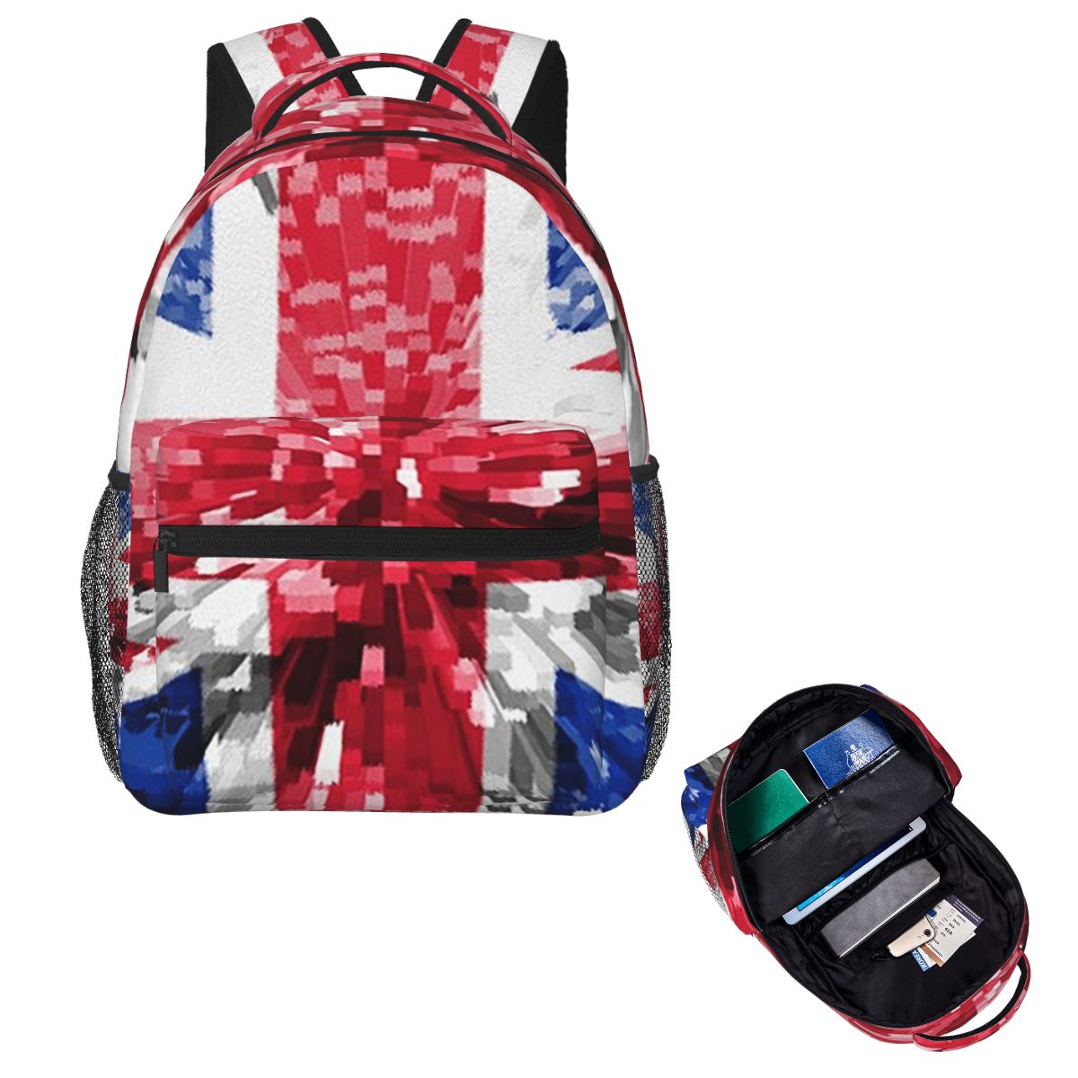 Women Fashion Uk - Mochila con la bandera Union Jack