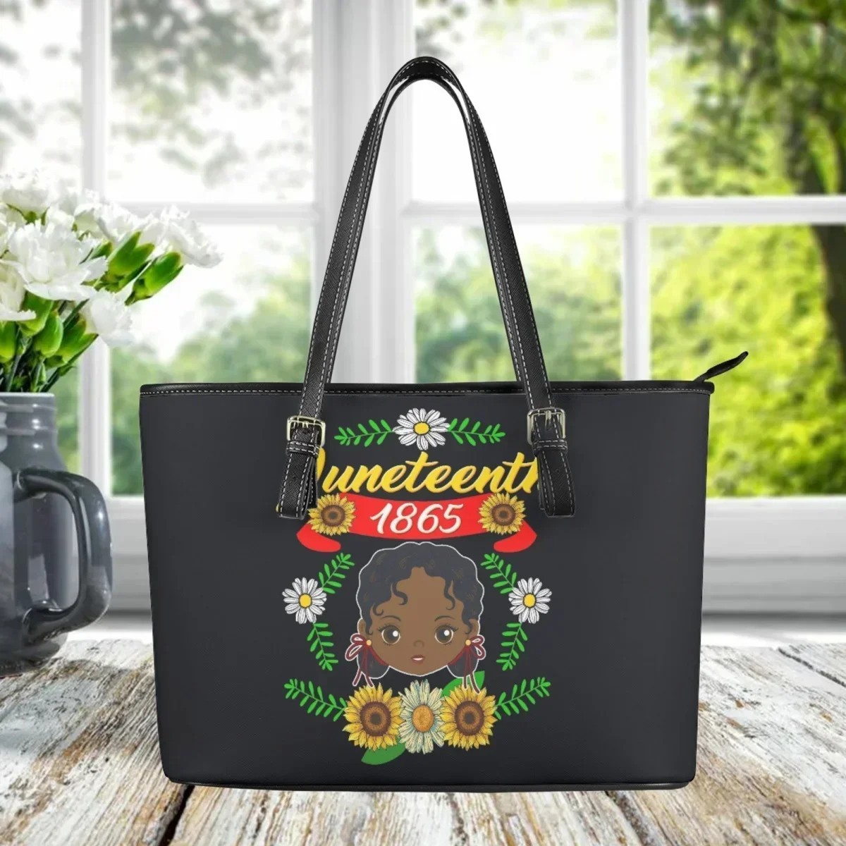 Women Fashion History - Bolso de Hombro Casual de Cuero