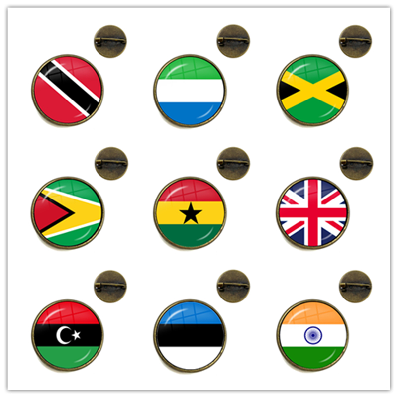 Women Fashion Uk - Broches de bandera nacional para mujer,