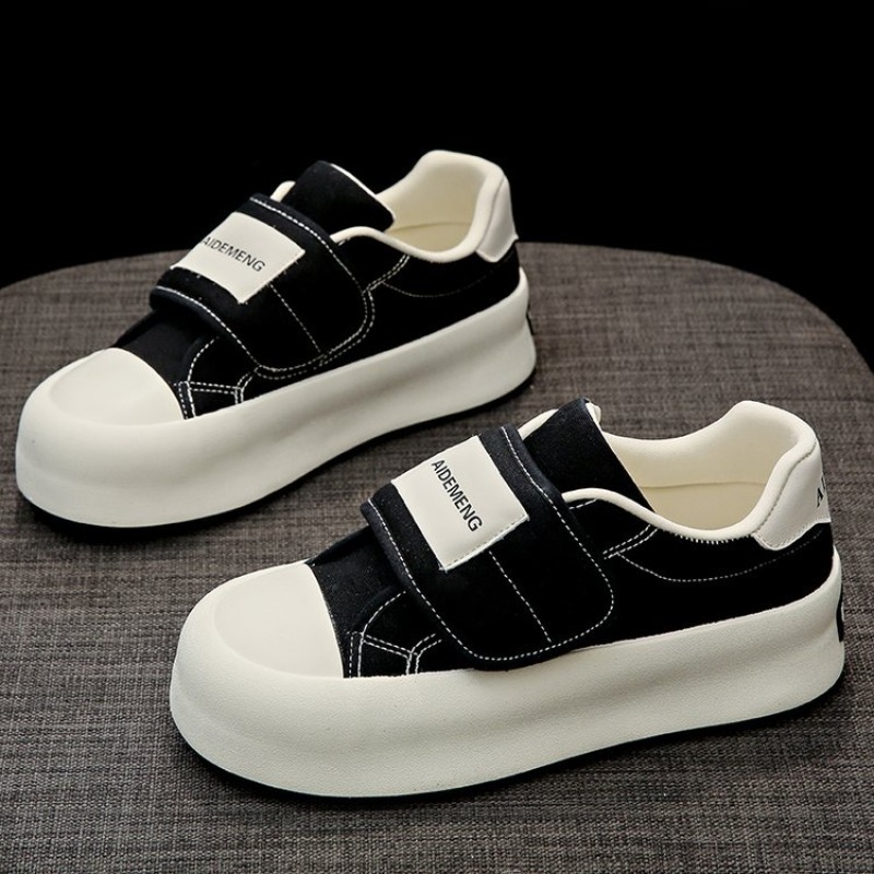 Women'S Fashion Velcro Sneakers - Zapatillas de plataforma de moda para
