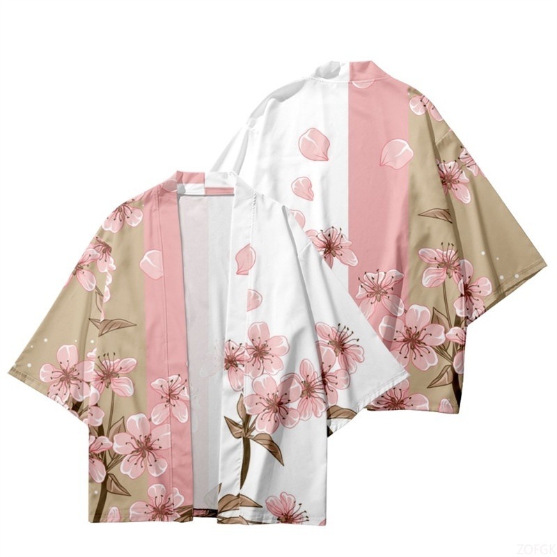 Women'S Fashion Kimono - Verano Mujer estampado de flores Kimono