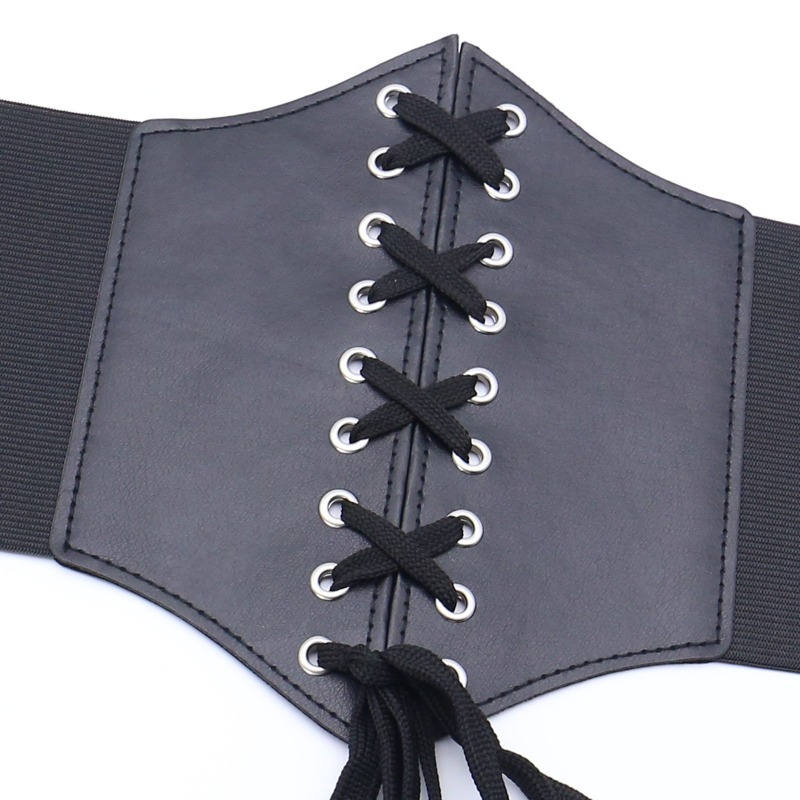 Women'S Fashion Victorian - Cinturón de corsé con cordones para