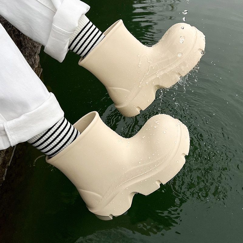 Women'S Fashion Hiking Boots - Botas de Lluvia Modernas y a
