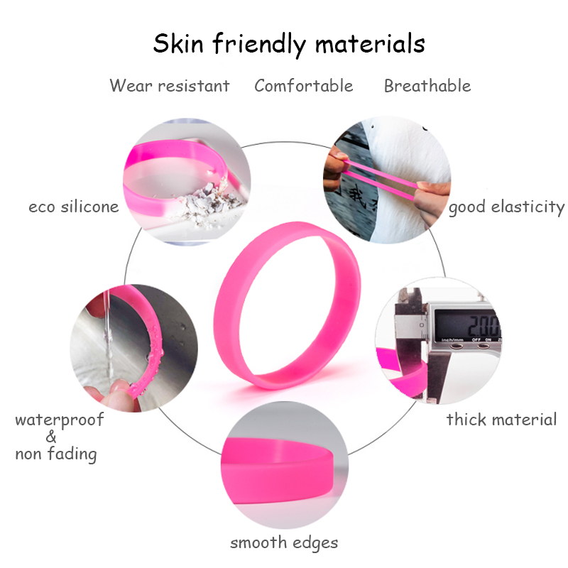 Pulsera de silicona con bander - Women Fashion Uk reseña y precio