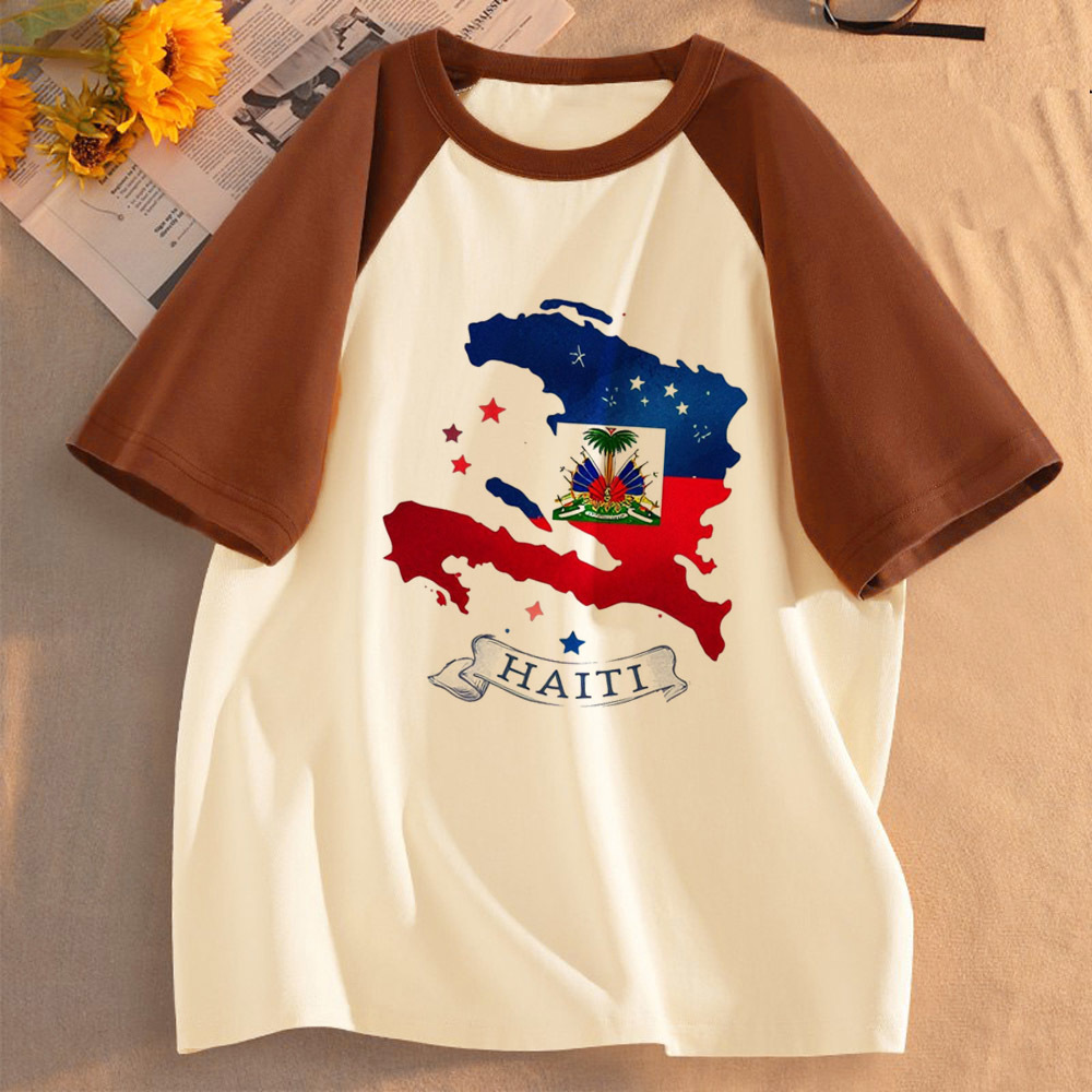 Camiseta de Haití para mujer,  - Women Fashion 80S reseña y precio