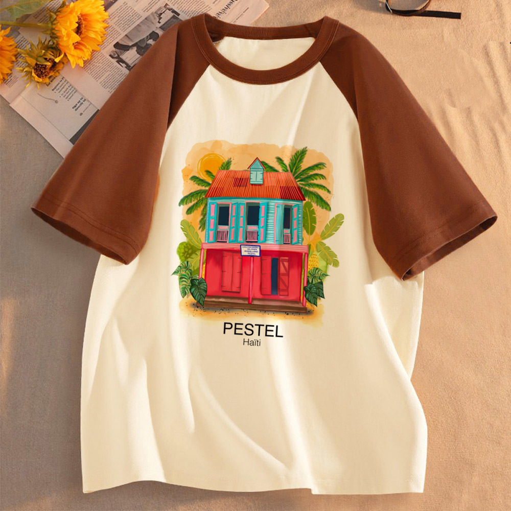 Camiseta de Haití para mujer,  - Women Fashion 80S reseña y precio