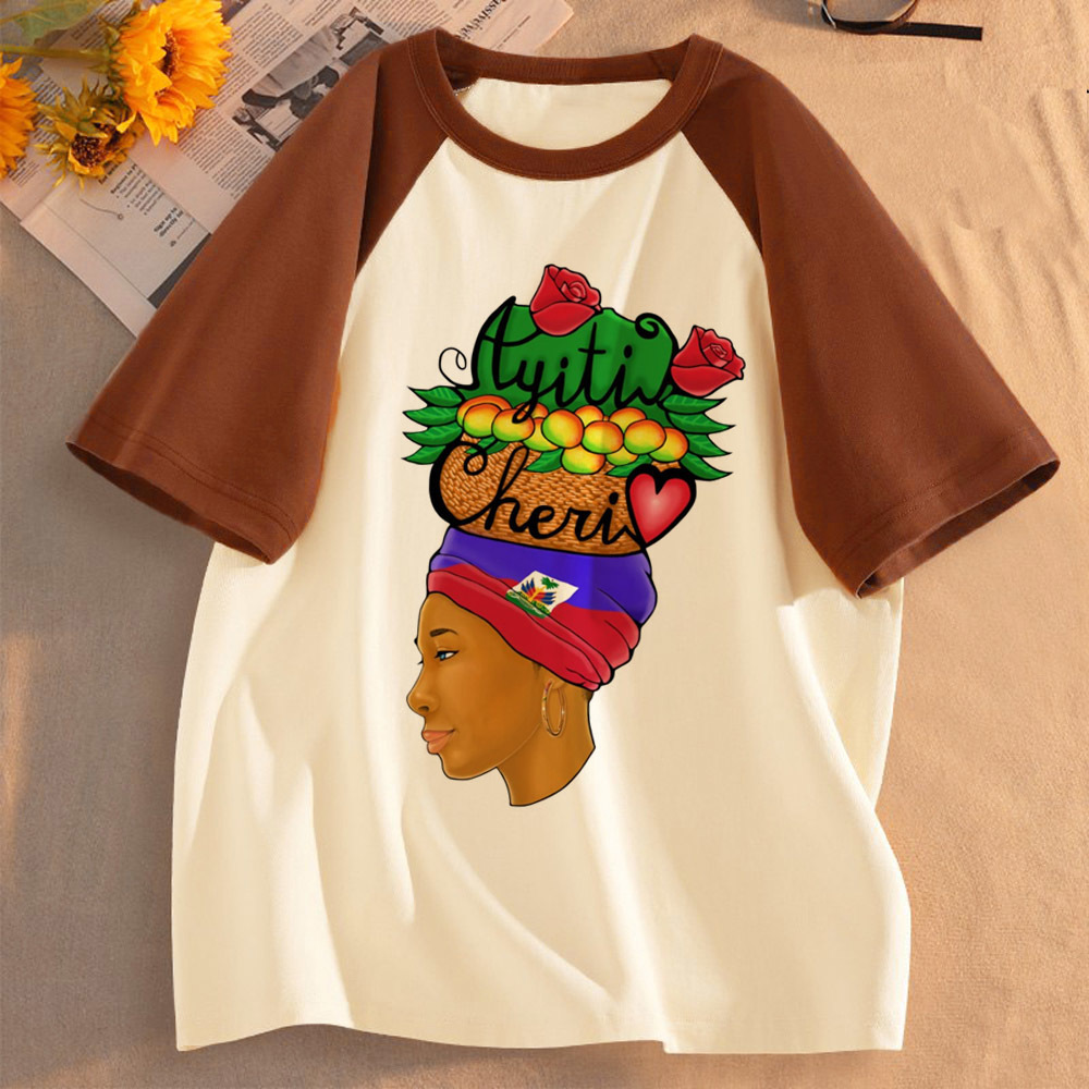 Camiseta de Haití para mujer,  - Women Fashion 80S reseña y precio