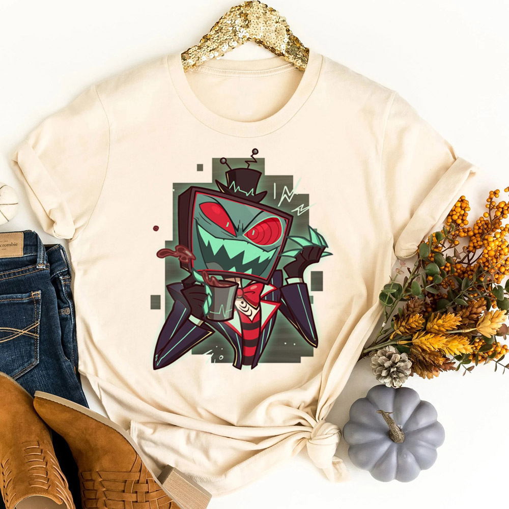 Camiseta Hazbin Hotel, moda co - Women Fashion 80S reseña y precio