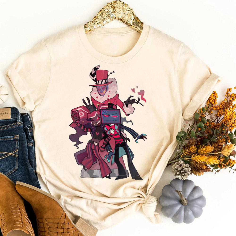 Camiseta Hazbin Hotel, moda co - Women Fashion 80S reseña y precio