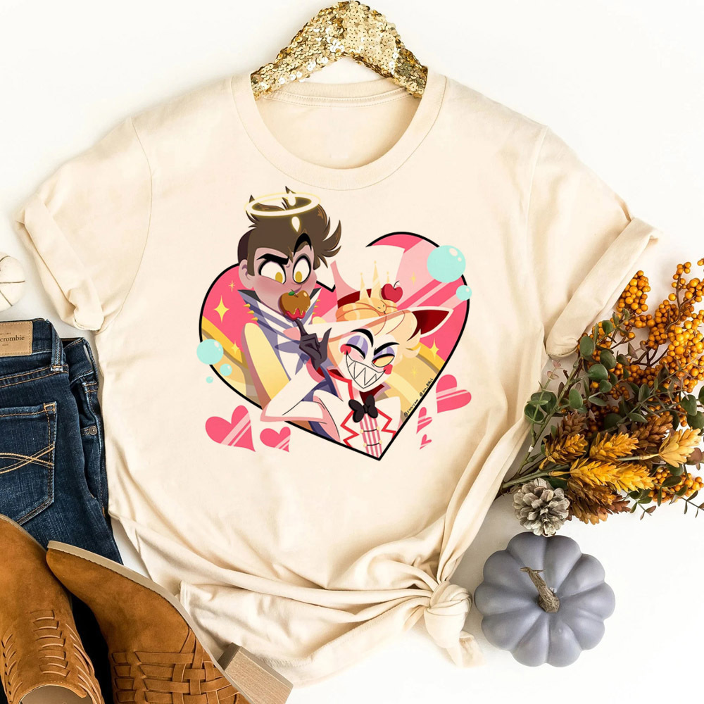 Camiseta Hazbin Hotel, moda co - Women Fashion 80S reseña y precio