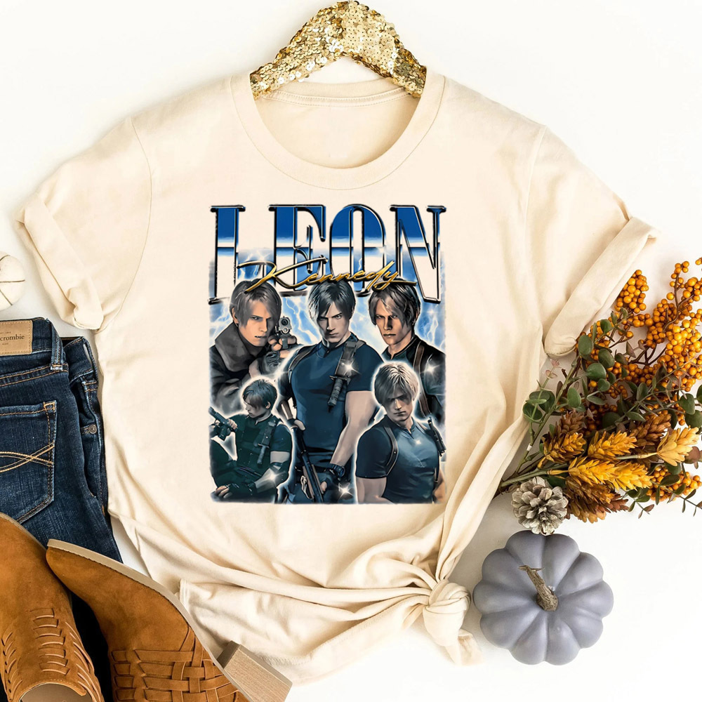 Camiseta de Leon Kennedy para  - Women Fashion 80S reseña y precio