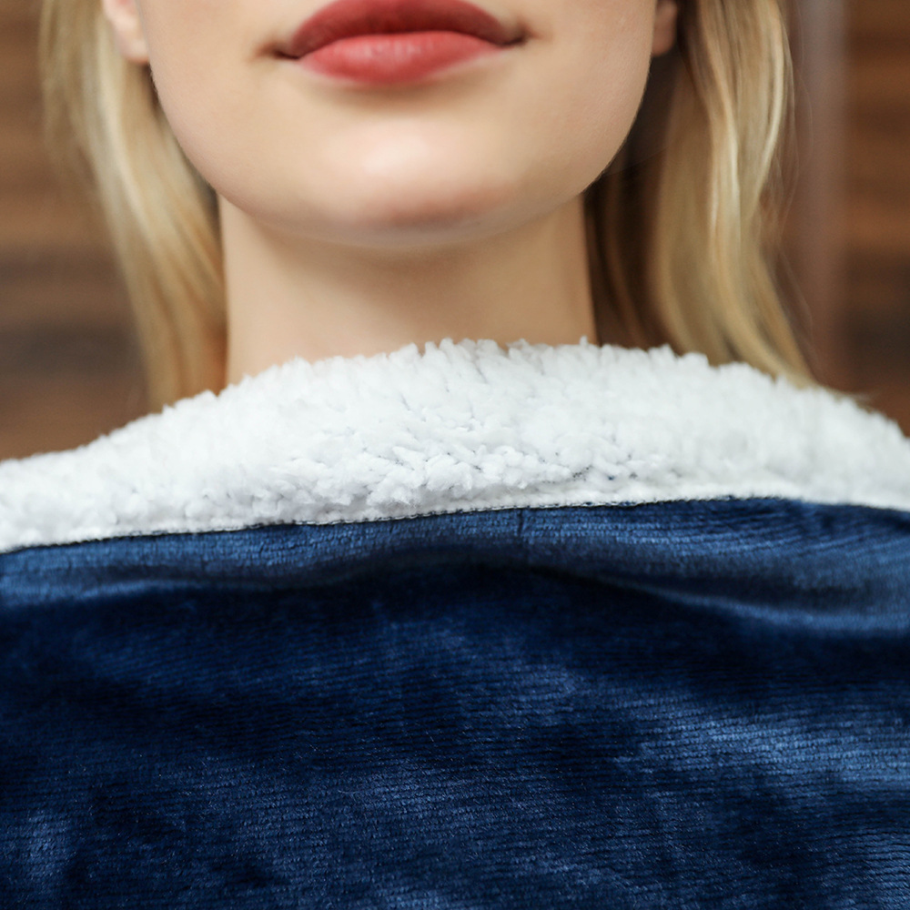 Manta de Franela Súper Larga y - Hoodie Women Oversized reseña y precio