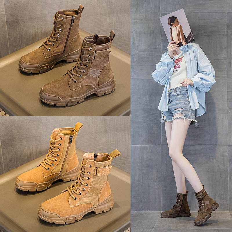 Botas de Mujer de Cuero Genuin - Women'S Fashion Hiking Boots reseña y precio