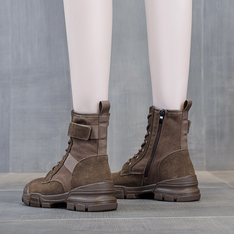 Botas de Mujer de Cuero Genuin - Women'S Fashion Hiking Boots reseña y precio