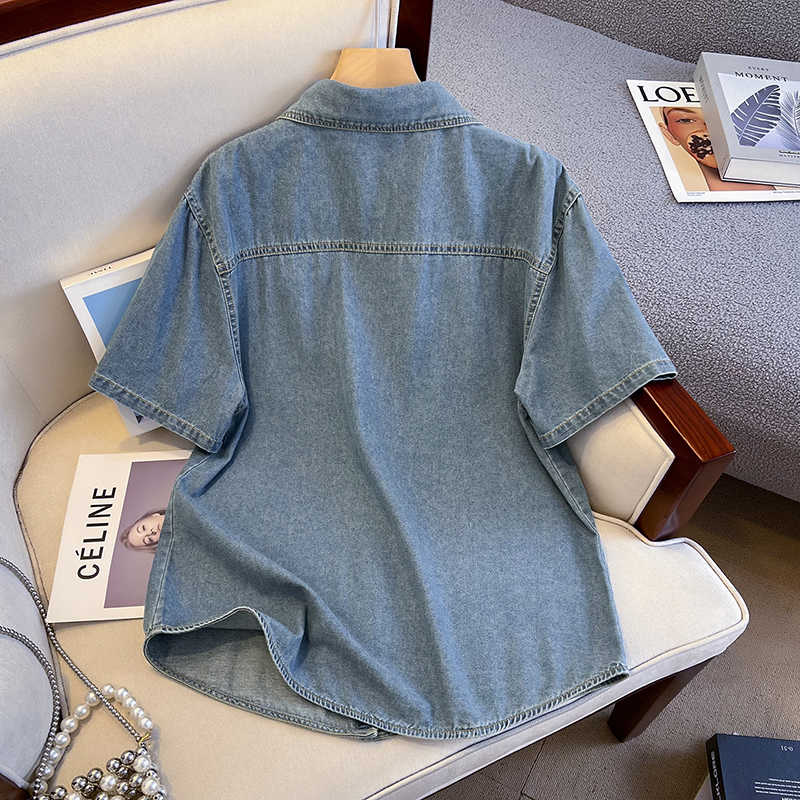 Camisa vaquera Retro para muje - Women'S Fashion Denim Jacket reseña y precio