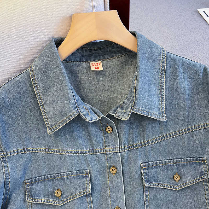 Camisa vaquera Retro para muje - Women'S Fashion Denim Jacket reseña y precio