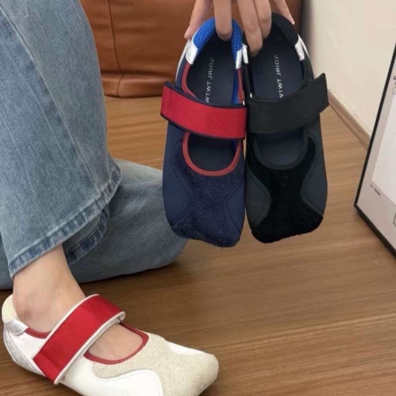 Zapatillas casuales de ballet  - Women'S Fashion Velcro Sneakers reseña y precio