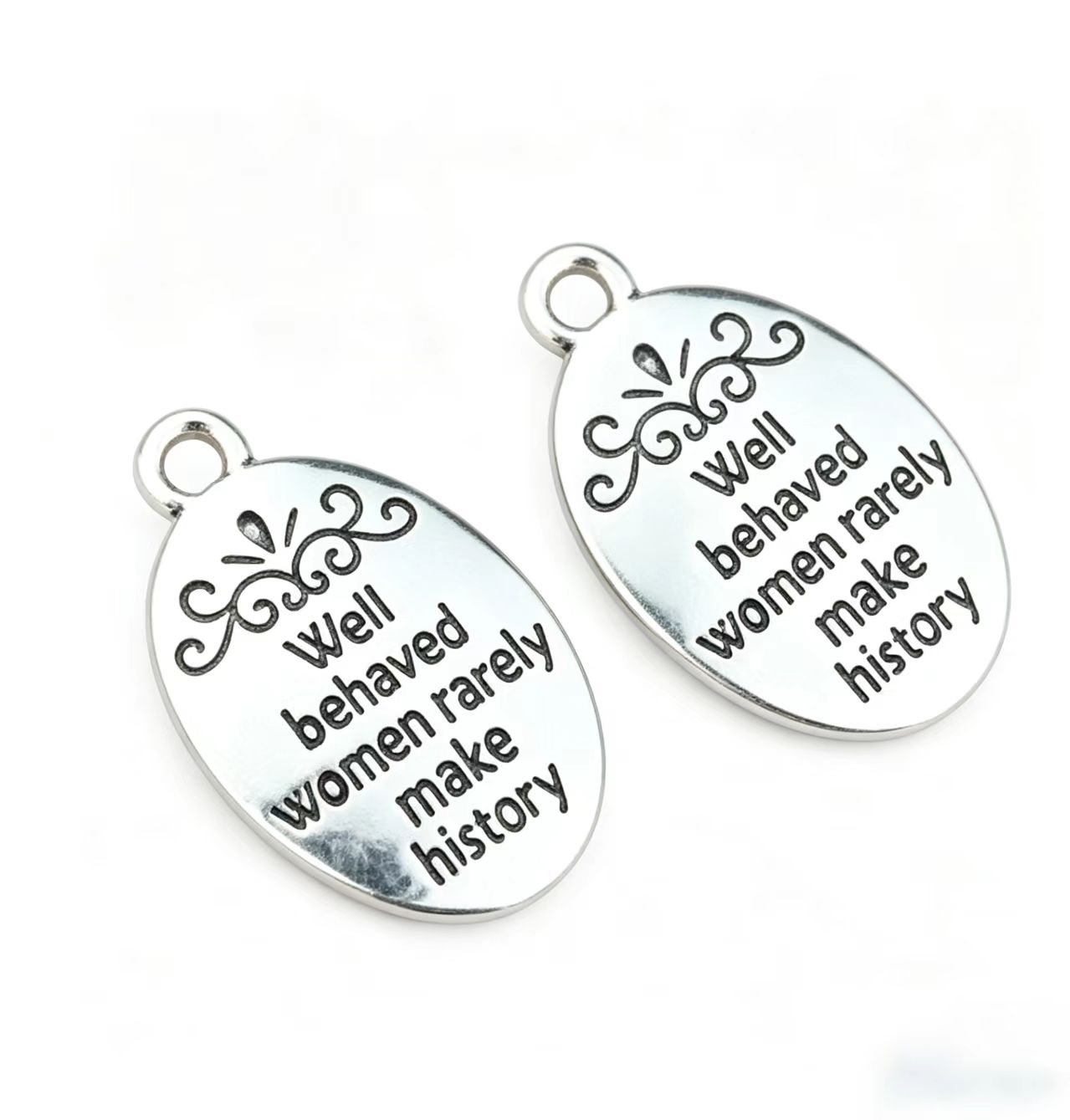 10 unids/lote de dijes de letr - Women Fashion History reseña y precio