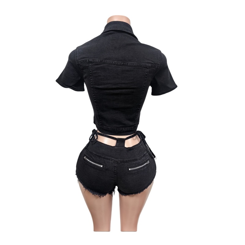 Conjunto de Dos Piezas de Mezc - Women'S Fashion Denim Jacket reseña y precio