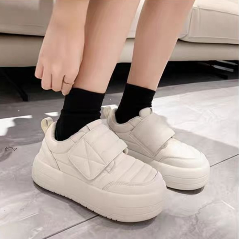 Zapatillas de deporte blancas  - Women'S Fashion Velcro Sneakers reseña y precio
