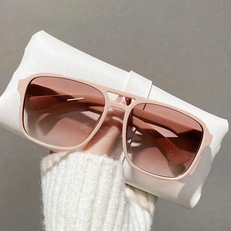 Gafas de Sol Cuadradas con Dob - Women'S Fashion Eyeglasses reseña y precio