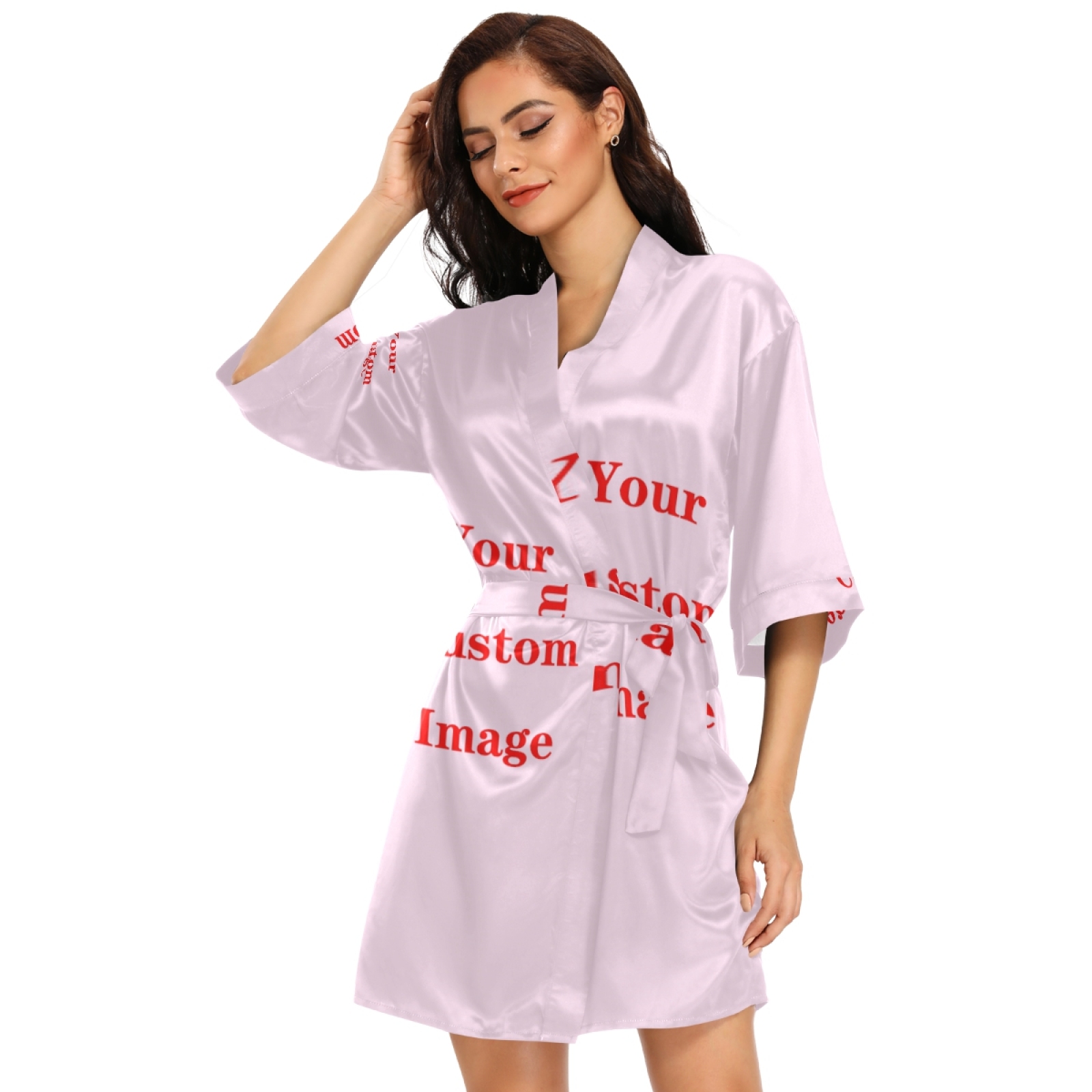Bata larga de satén para mujer - Women'S Fashion Dresses Images reseña y precio