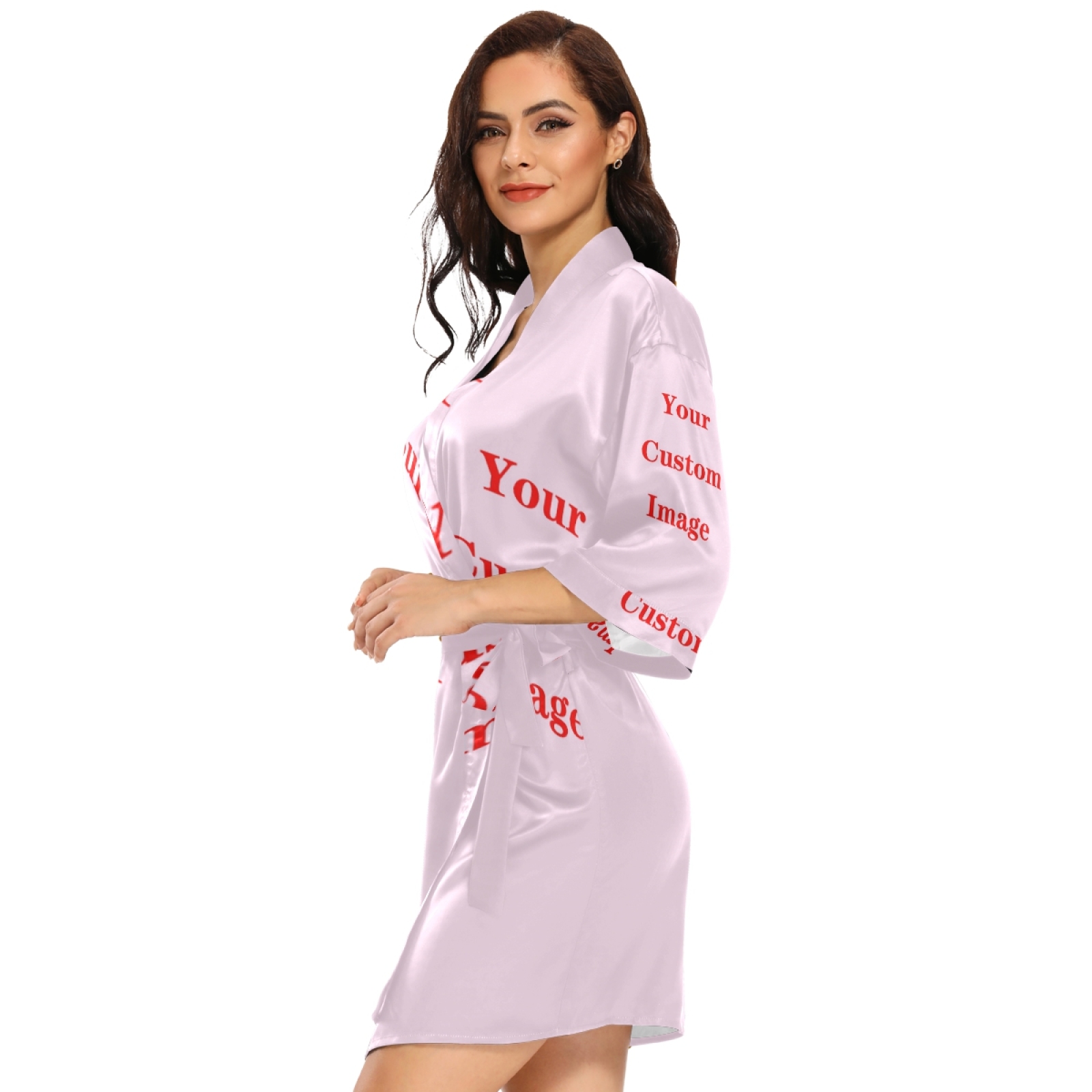 Bata larga de satén para mujer - Women'S Fashion Dresses Images reseña y precio