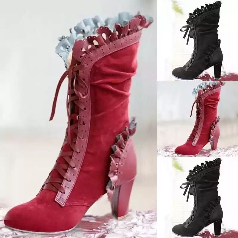Zapatos de tacón alto con cord - Women'S Fashion Victorian reseña y precio