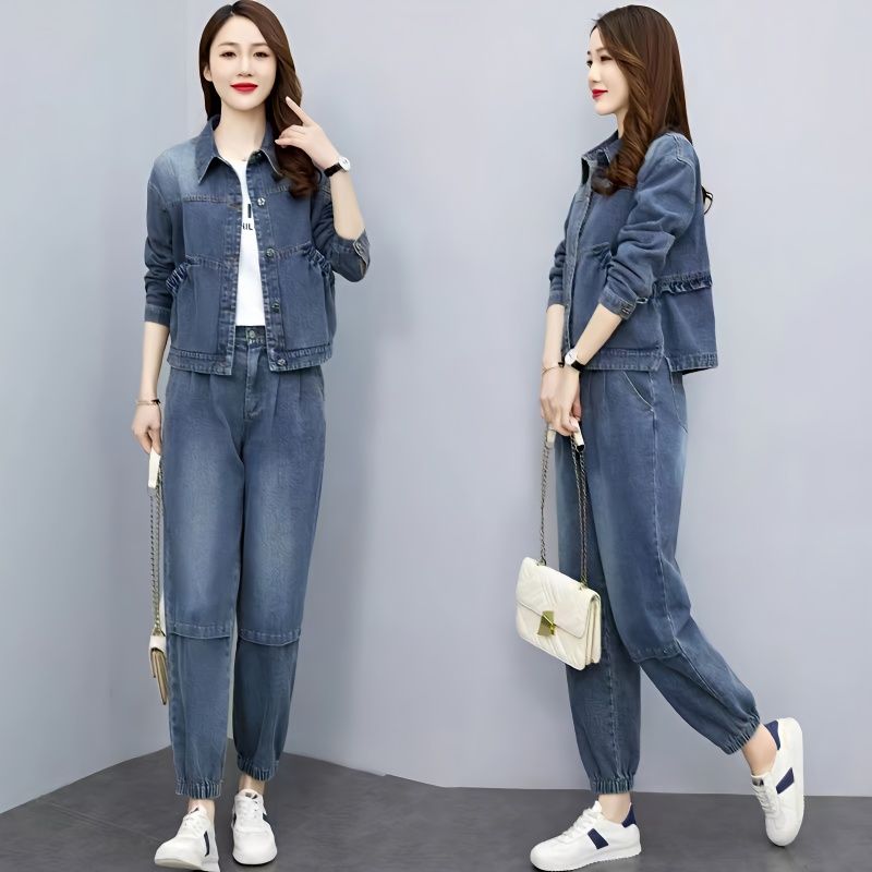 Trajes de mezclilla para mujer - Women'S Fashion Denim Jacket reseña y precio