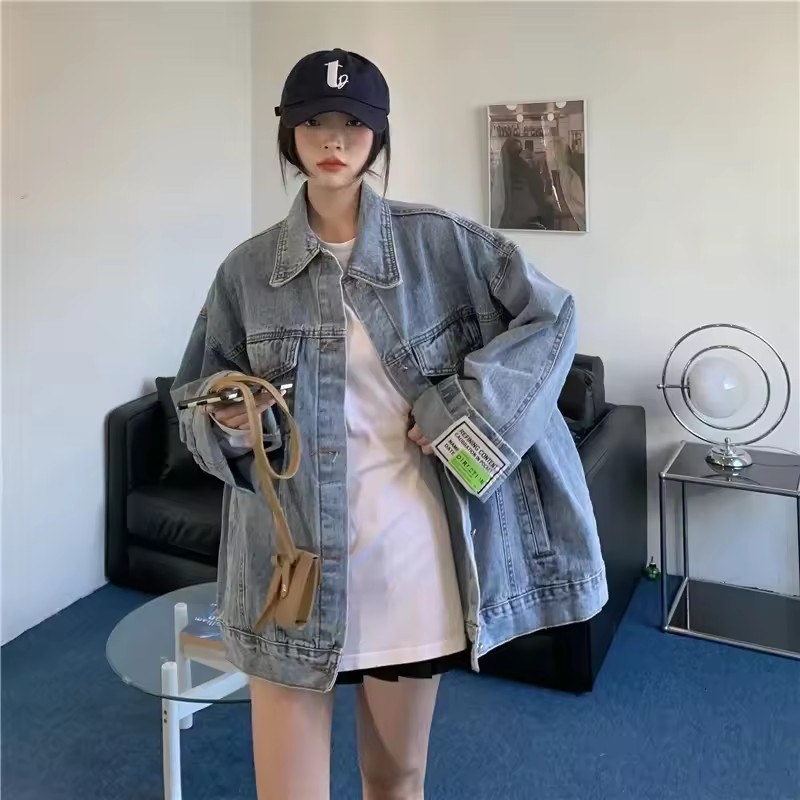 2025 nueva moda chaqueta vaque - Women'S Fashion Denim Jacket reseña y precio