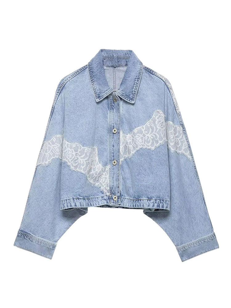 HH Chaqueta Elegante de Mezcli - Women'S Fashion Denim Jacket reseña y precio