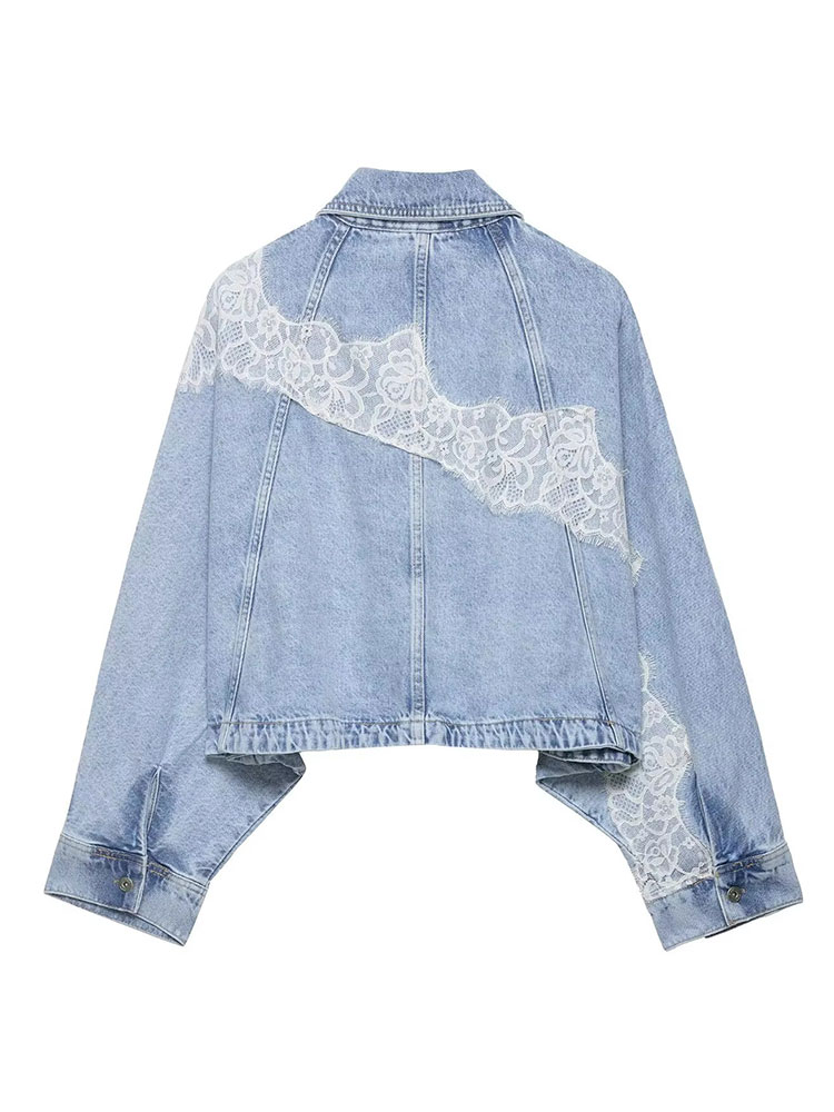 HH Chaqueta Elegante de Mezcli - Women'S Fashion Denim Jacket reseña y precio