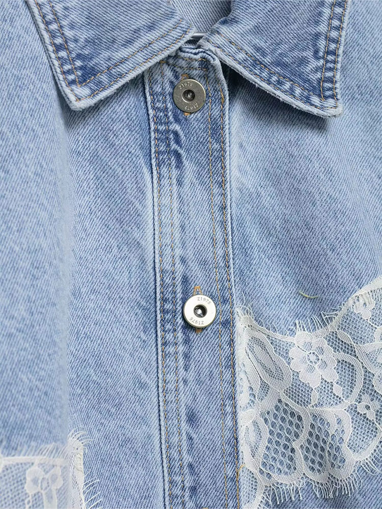HH Chaqueta Elegante de Mezcli - Women'S Fashion Denim Jacket reseña y precio