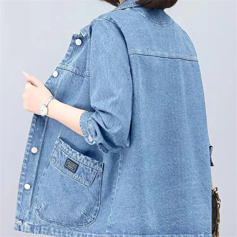 Abrigo vaquero para mujer 2025 - Women'S Fashion Denim Jacket reseña y precio