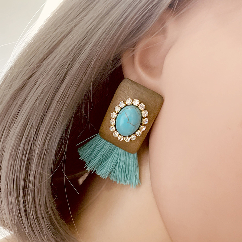 Pendientes con flecos de diama - Women'S Fashion E Commerce reseña y precio