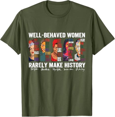 Camiseta bien comportada para  - Women Fashion History reseña y precio