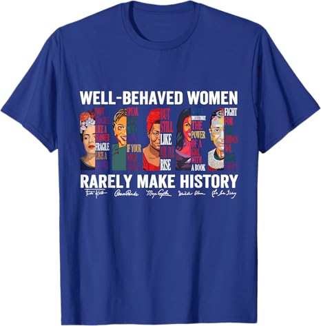 Camiseta bien comportada para  - Women Fashion History reseña y precio
